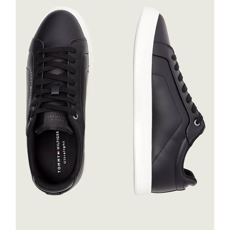 Tommy Hilfiger Kožené tenisky ICON COURT LIGHT PREMIUM