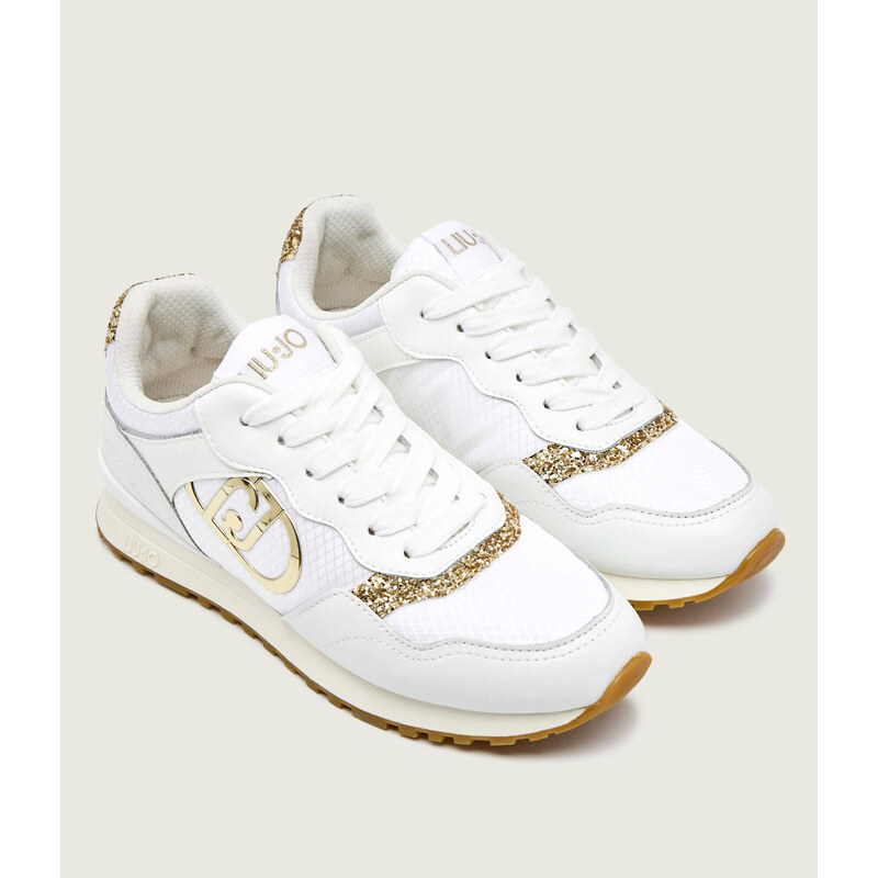 Liu Jo Tenisky WONDER LOW 02 s přídavkem kůže