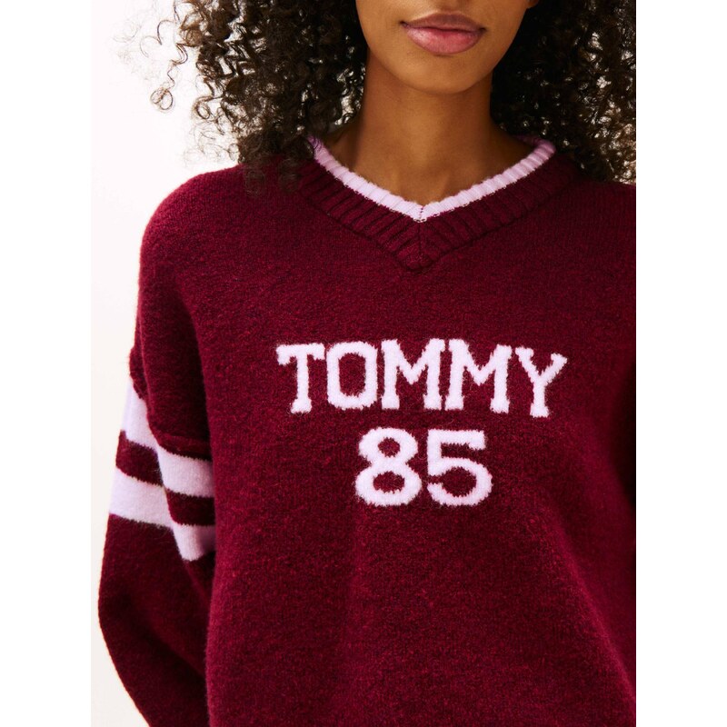 Tommy Jeans Svetr TOMMY 85 | Relaxed fit | s příměsí vlny