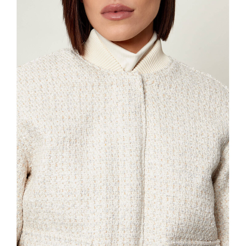 GUESS Bunda bomber PERINNE TWEED | regular fit