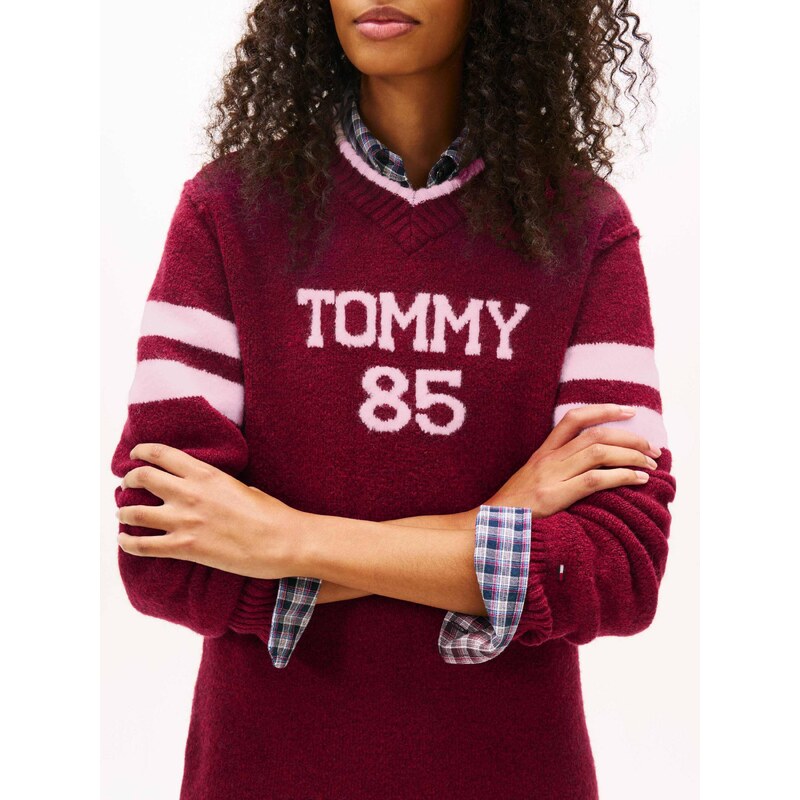 Tommy Jeans Šaty | s příměsí vlny