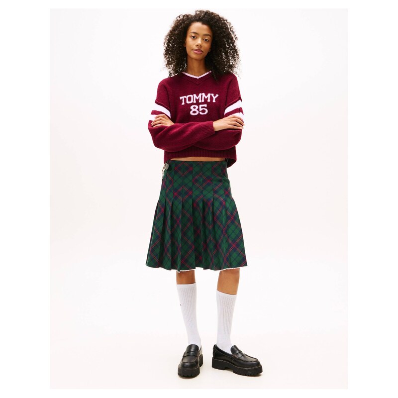Tommy Jeans Svetr TOMMY 85 | Relaxed fit | s příměsí vlny