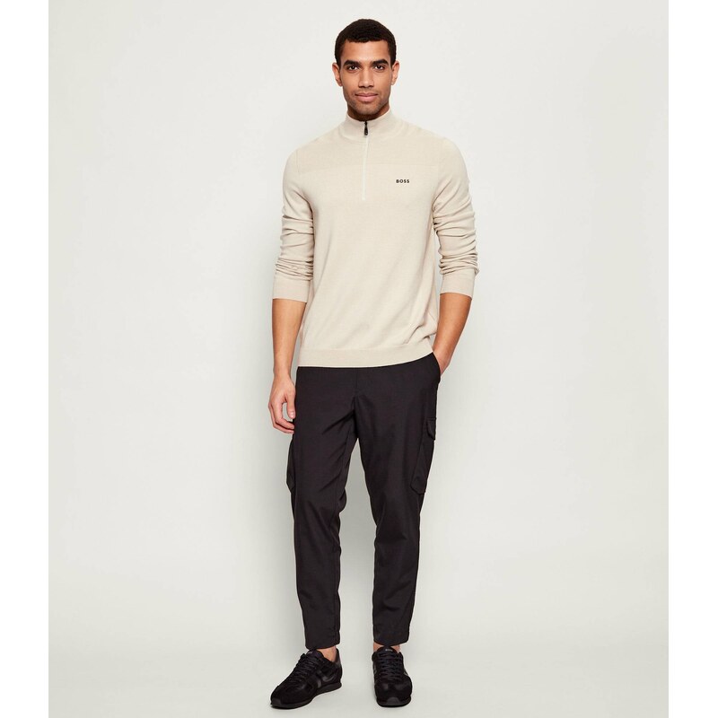 BOSS GREEN Svetr KN_Momentum-X QZ | regular fit | s příměsí vlny