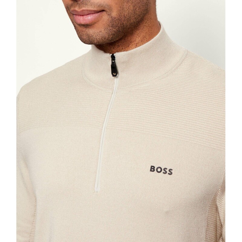 BOSS GREEN Svetr KN_Momentum-X QZ | regular fit | s příměsí vlny