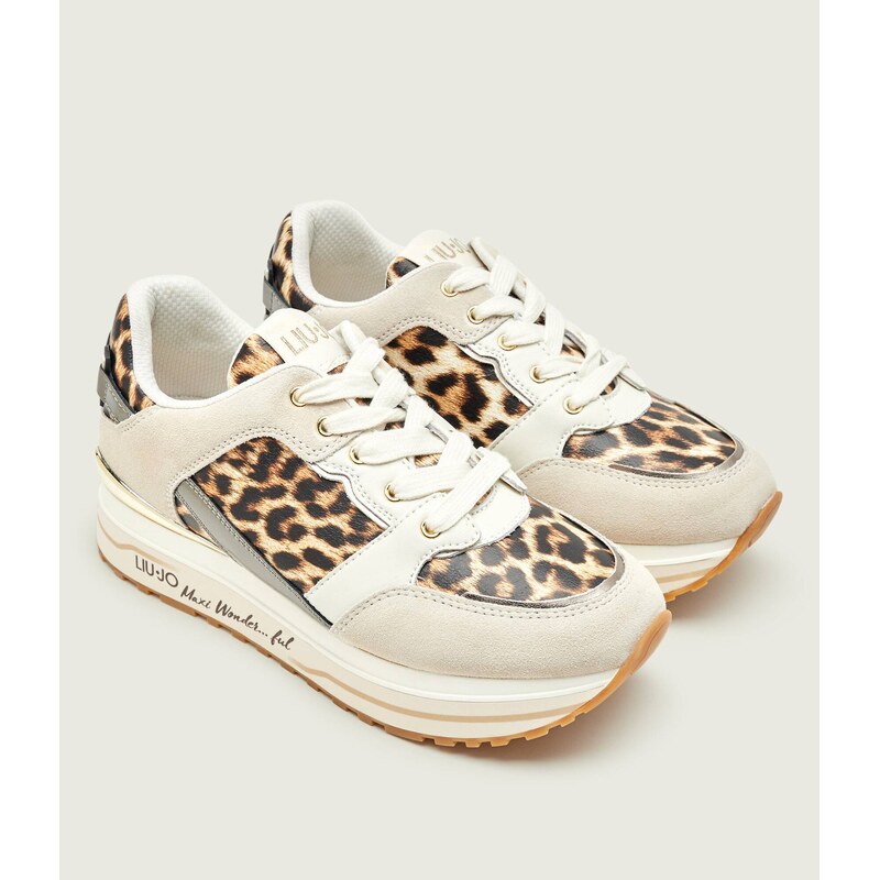 Liu Jo Tenisky MAXI WONDER 91 - SNEAKER | semiš