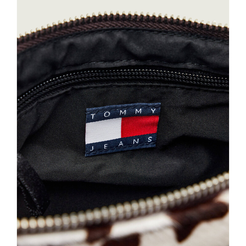 Tommy Jeans Kožená kabelka na rameno COOL COW