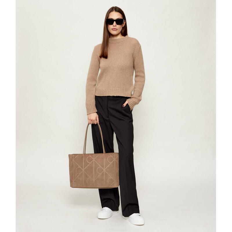 Calvin Klein Kabelka shopper | semiš