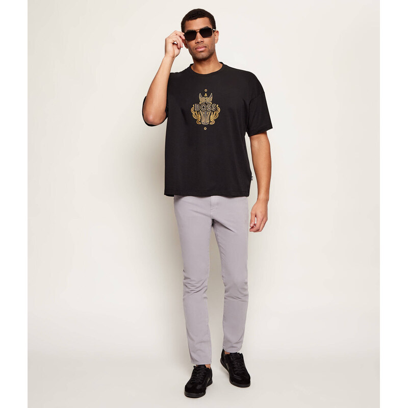 BOSS BLACK Tričko Wen_CNY | BOSS x Creation of the Gods | regular fit