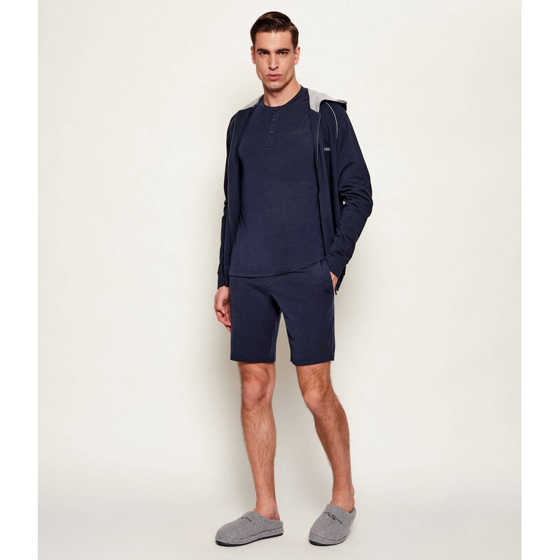 BOSS BLACK Tričko | regular fit | s příměsí vlny