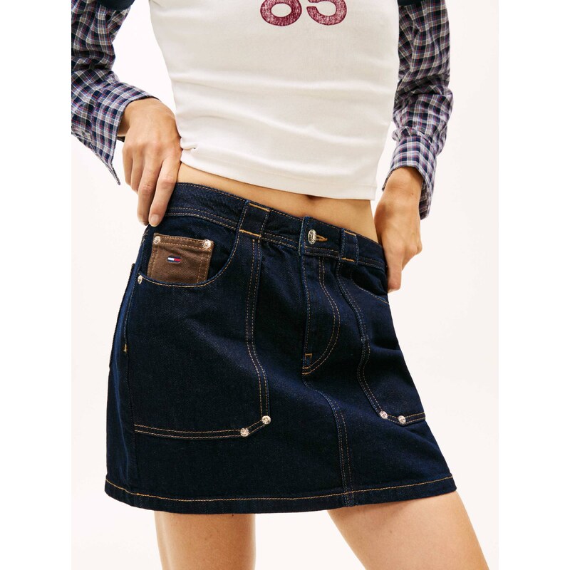 Tommy Jeans Džínová sukně EI6050
