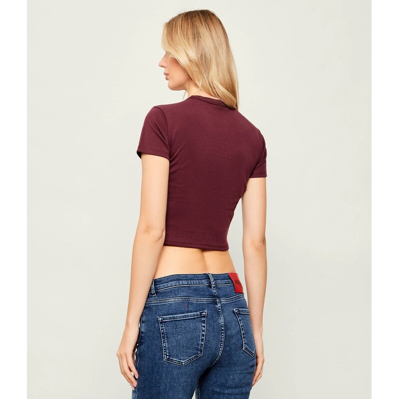 HUGO Tričko Delanor | Cropped Fit