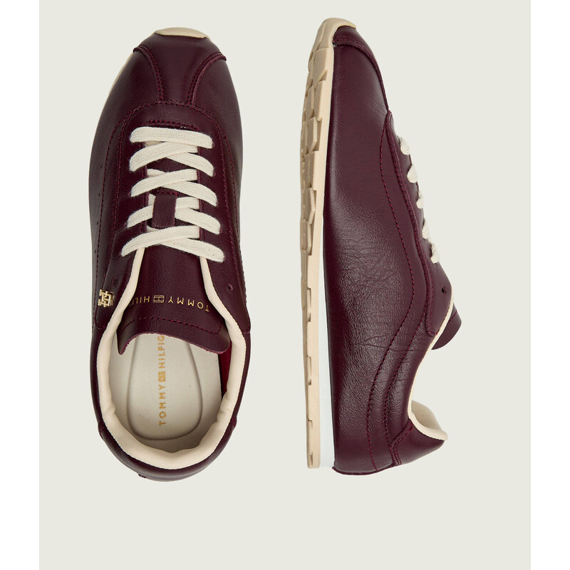 Tommy Hilfiger Kožené tenisky LOW PROFILE RUNNER
