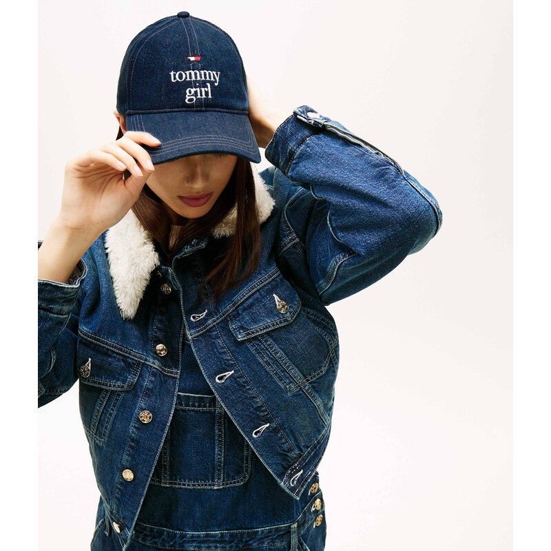 Tommy Hilfiger Džínová kšiltovka Tommy Girl