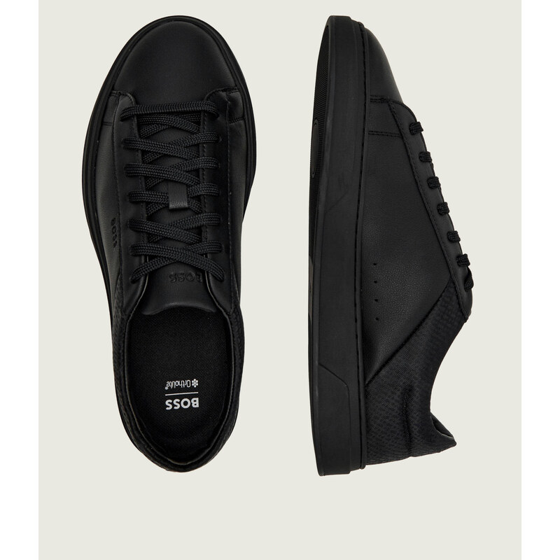 BOSS BLACK Kožené tenisky Kieran_Tenn_altnymns