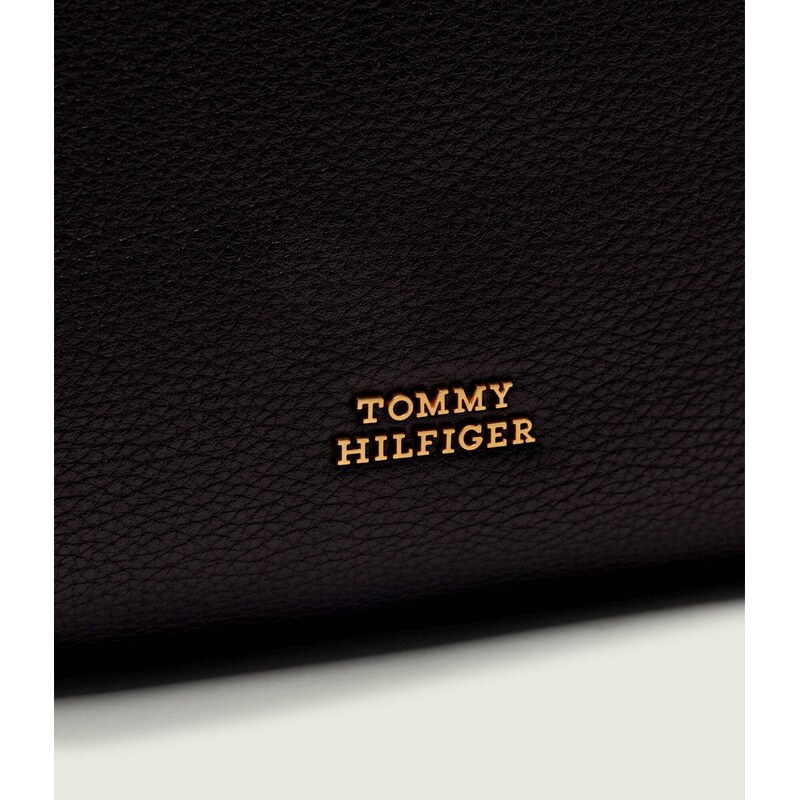 Tommy Hilfiger Kožená kabelka na rameno CITY