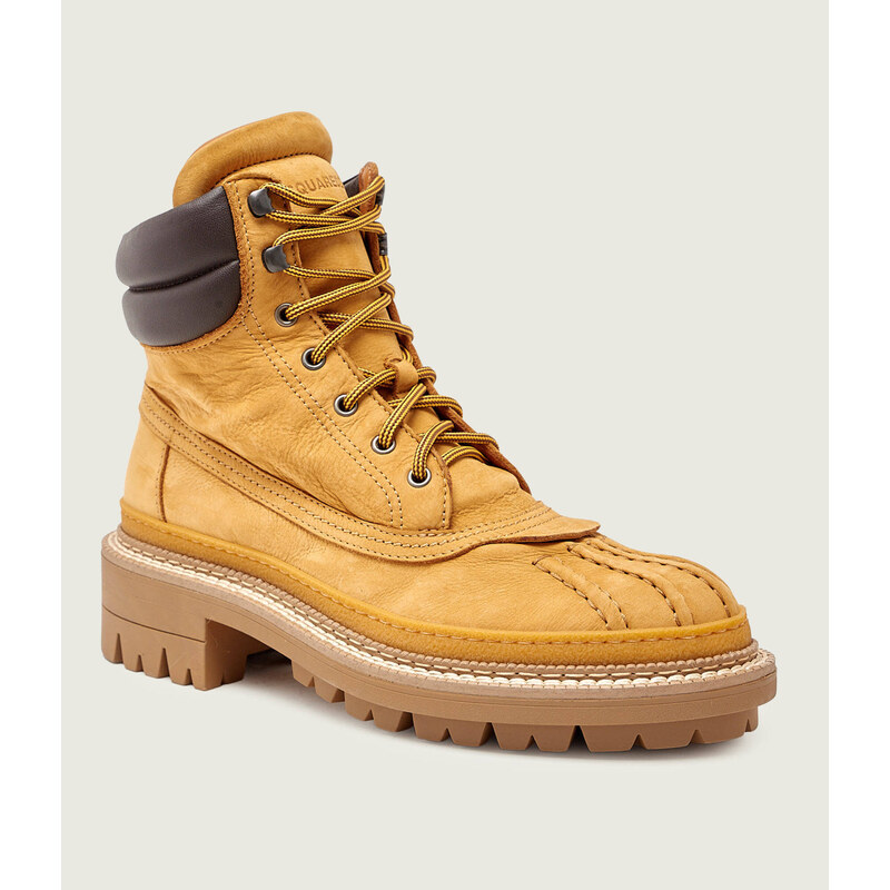Dsquared2 Kožené pohorky Combat