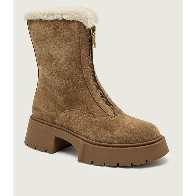Coach Kotníkové boty |shearling | semiš
