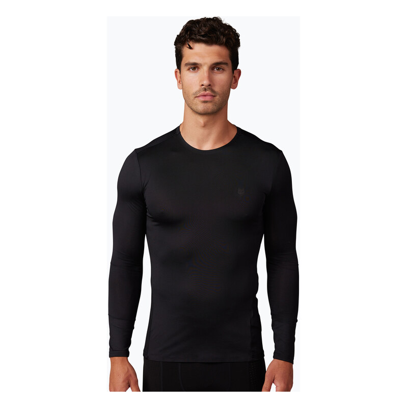 Pánské cyklistické tričko Longsleeve Fox Racing Tecbase black