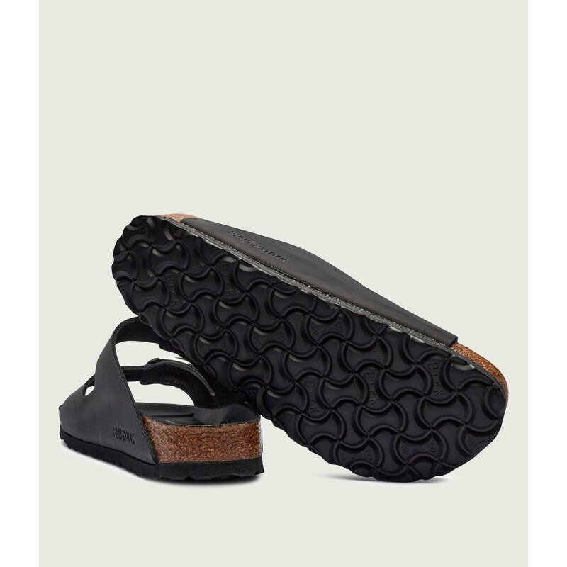Birkenstock Kožené pantofle Arizona Big Buckle | narrow fit
