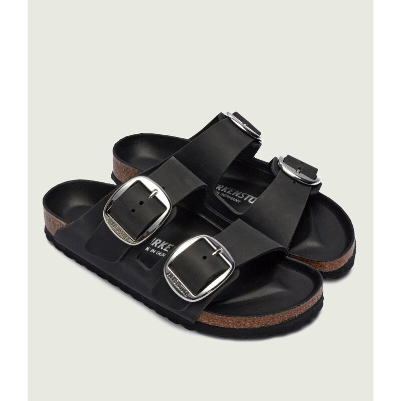 Birkenstock Kožené pantofle Arizona Big Buckle | narrow fit