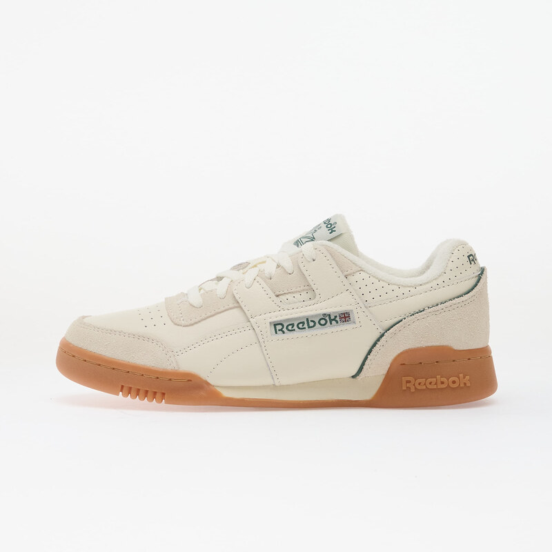 Reebok Workout Plus Chalk/ Dark Green/ Vintage Chalk