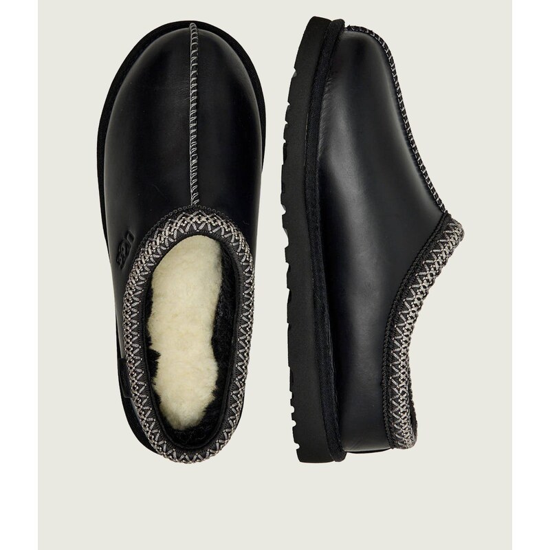 UGG Kožené pantofle typu mules M TASMAN | s příměsí vlny