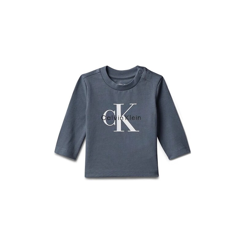 Calvin Klein Jeans tričko s dlouhým rukávem dětské s bavlnou