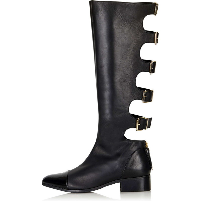 Topshop DEAL Buckle High-Leg Boots