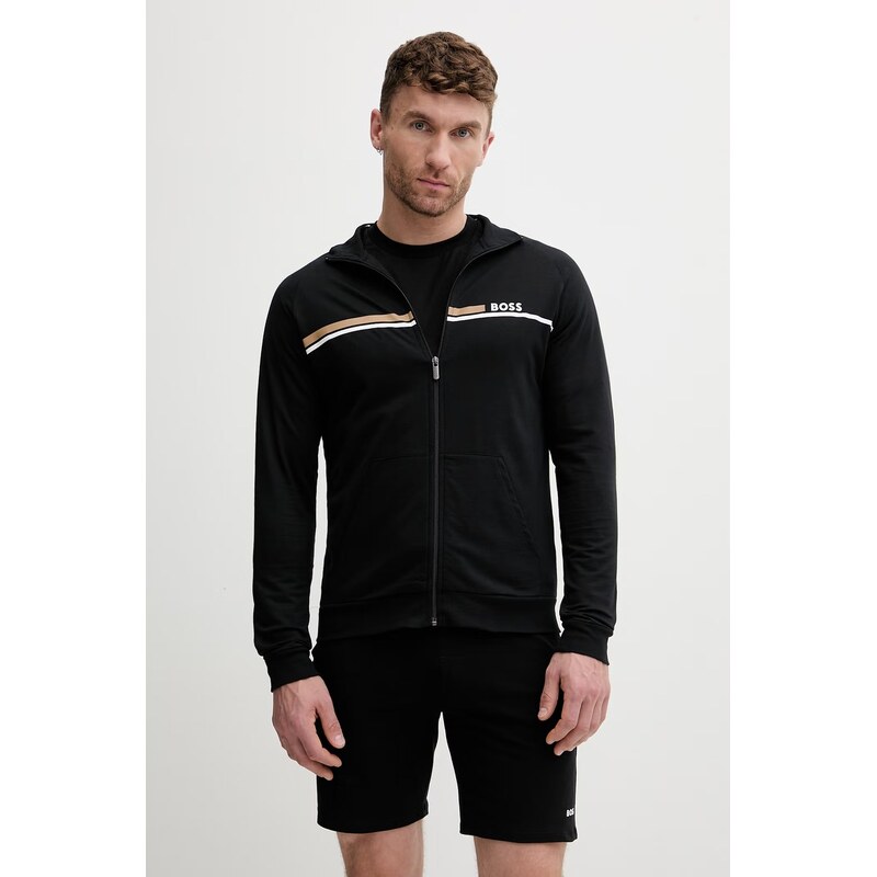 BOSS rozepínací mikina pánská bavlněná Authentic Jacket Z