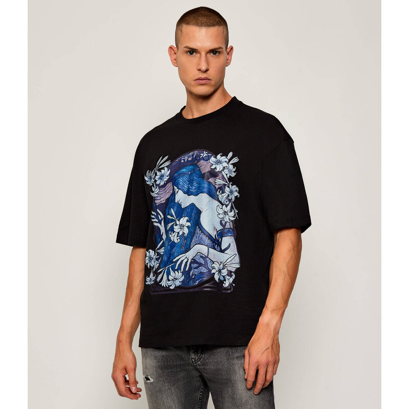HUGO Tričko Difluro | Oversize fit