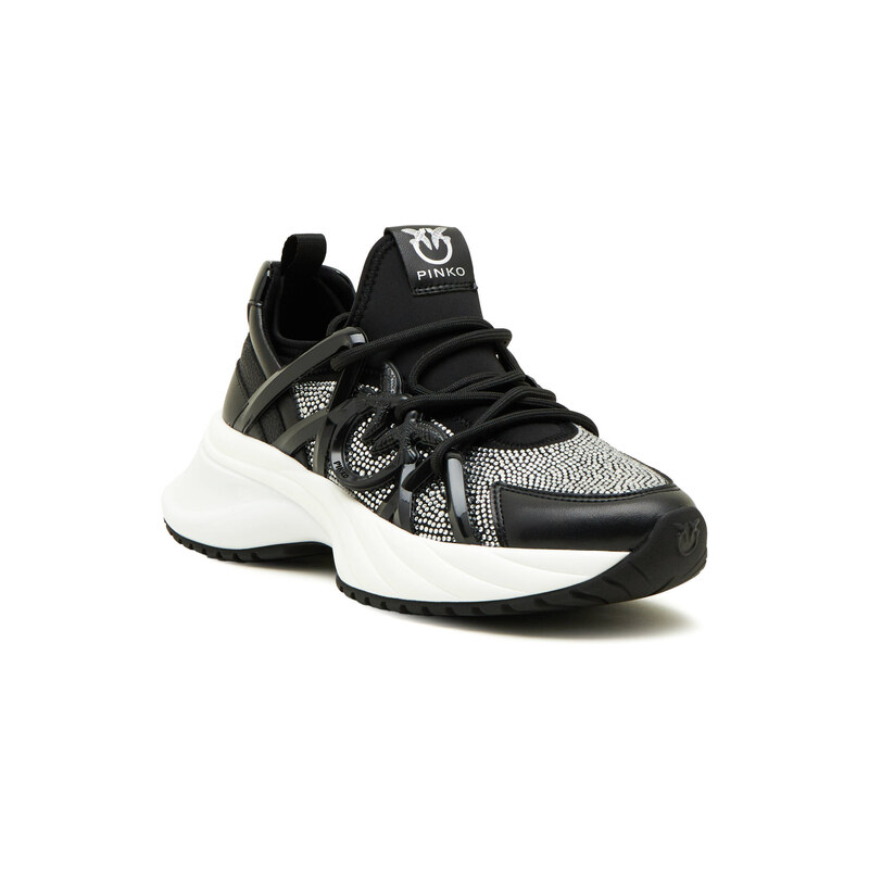 Pinko Tenisky ARIEL 01 s přídavkem kůže 88945062