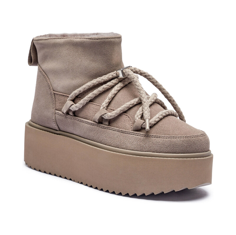 INUIKII Sněhule CLASSIC LOW PLATFORM | semiš 99827540