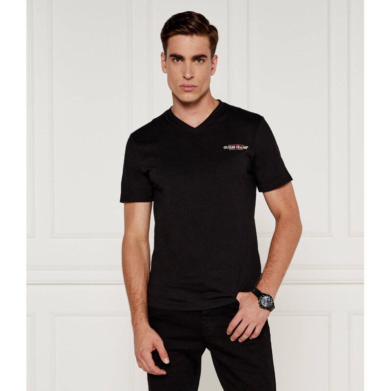 Guess Jeans Tričko AMERICAN | Slim Fit