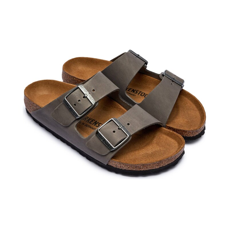 Birkenstock Kožené pantofle Arizona LEOI | narrow fit