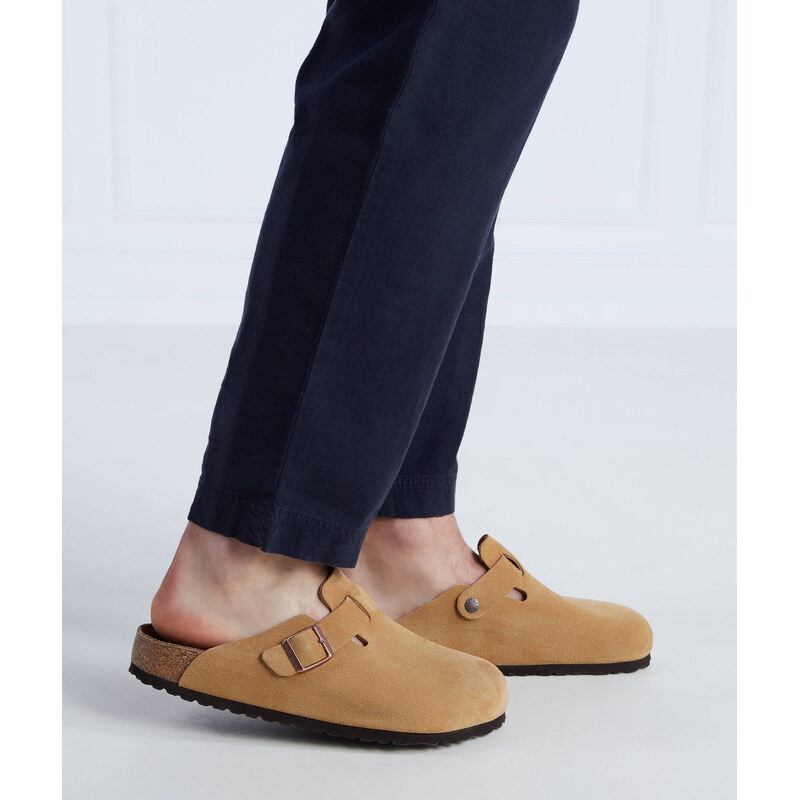 Birkenstock Pantofle typu mules Boston | semiš | regular fit
