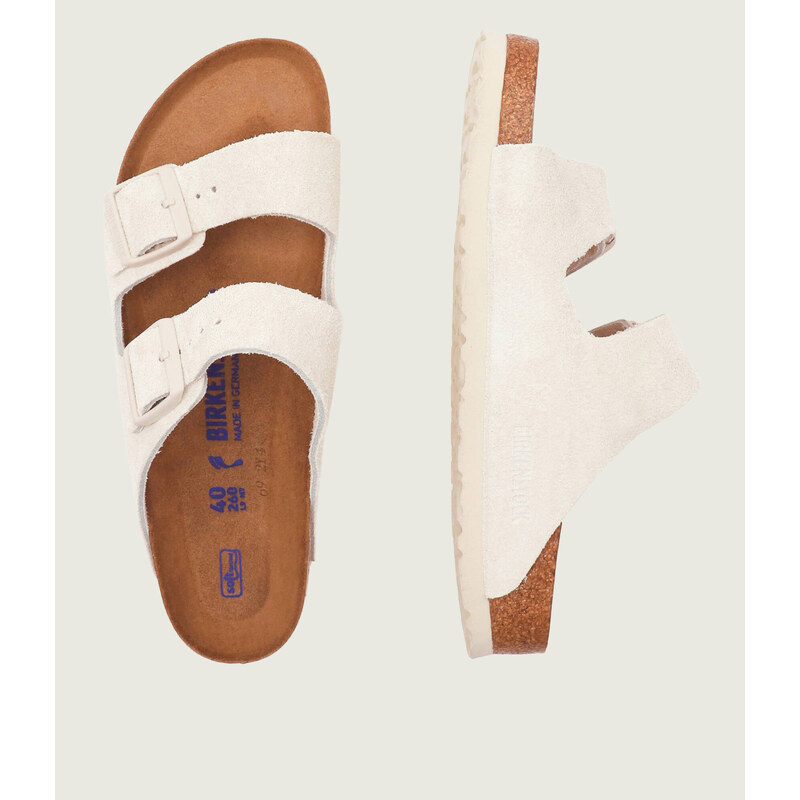Birkenstock Pantofle Arizona BS | narrow fit soft footbed | semiš