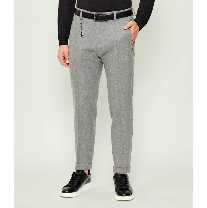 Paul&Shark Vlněné kalhoty chino | regular fit | s příměsí