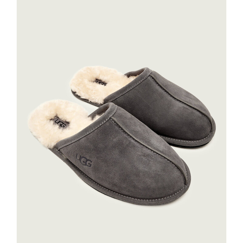 UGG Ohřívá domácí obuv M SCUFF | s příměsí vlny | zamsz