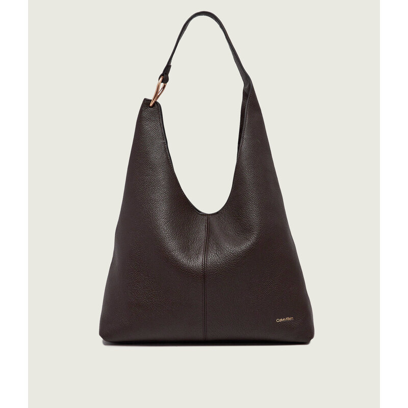 Calvin Klein Kožená kabelka shopper 115677177