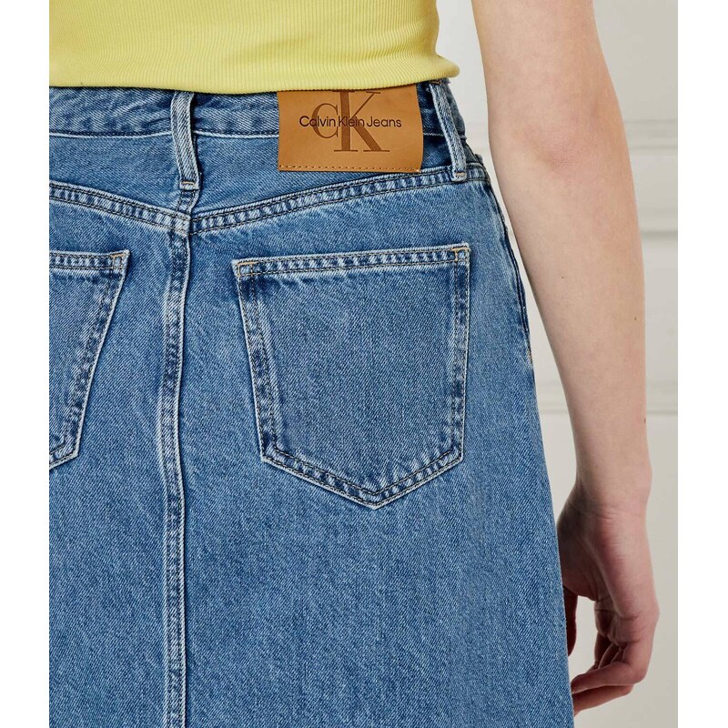 Calvin Klein Jeans Džínová sukně A-LINE