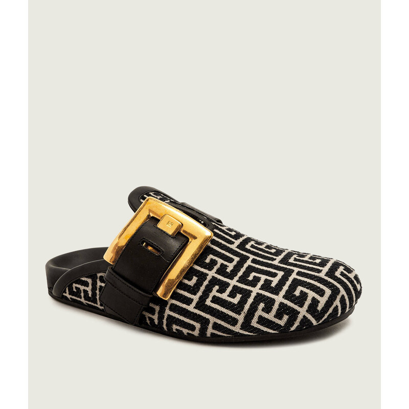 Balmain Kožené pantofle typu mules