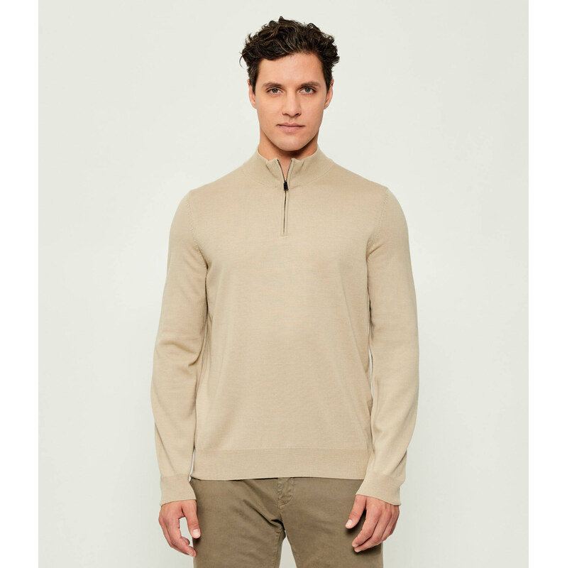 BOSS BLACK Vlněný svetr Ebenji | regular fit