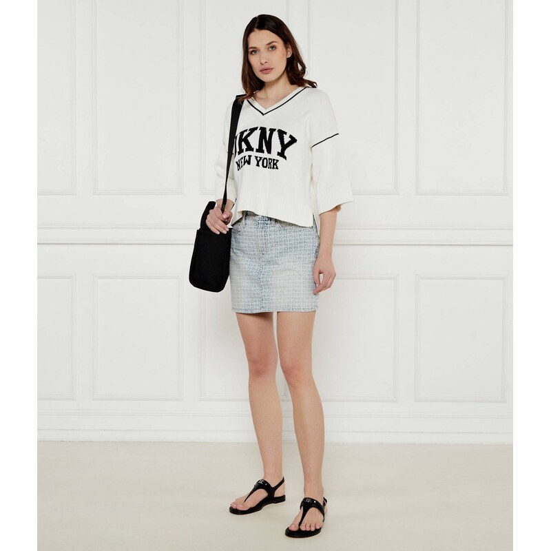 DKNY Džínová sukně | high rise