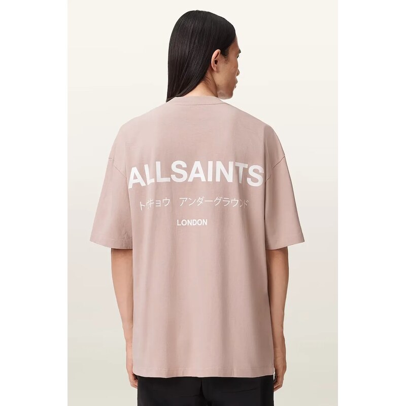 AllSaints oversize tričko pánské bavlněné