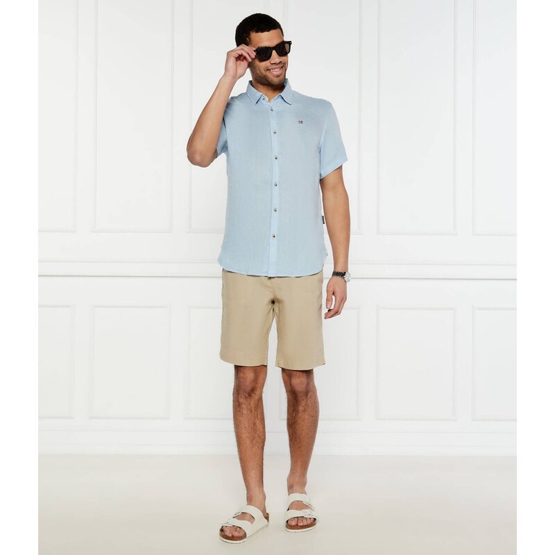 Napapijri Lněná košile | Regular Fit