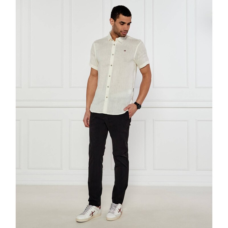 Napapijri Lněná košile | Regular Fit