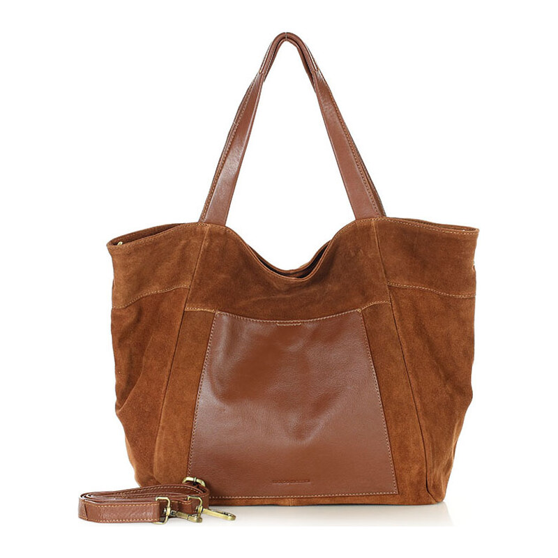 Shopper bag kabelka Marco Mazzini VS119 hnědá