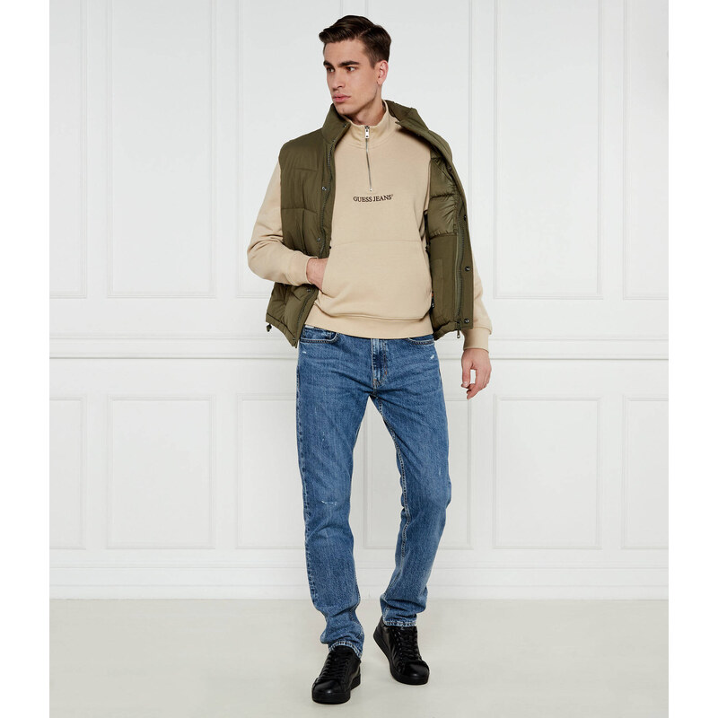 Guess Jeans Mikina HALF ZIP | regular fit