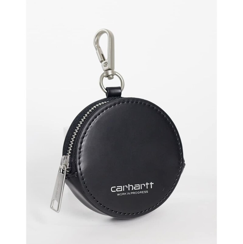 Carhartt WIP script coin wallet in black