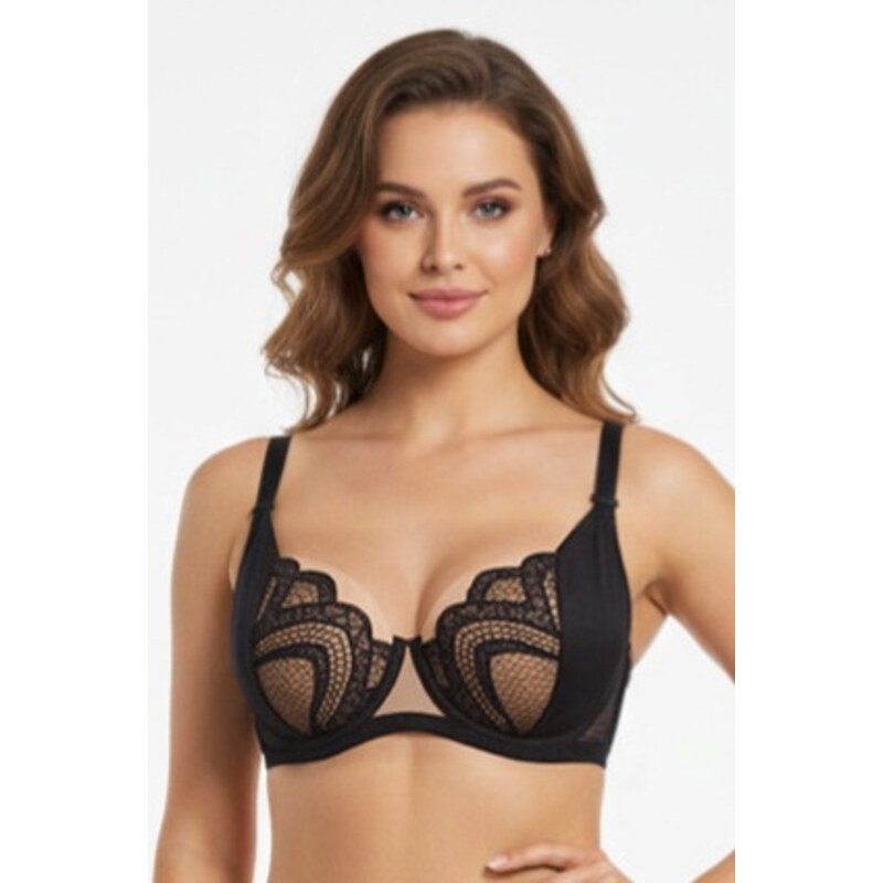 MEDIOLANO SELENA SOFT BRA 19265 BLACK